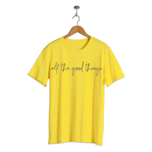 JXP All The Good Things shirt (Yellow)