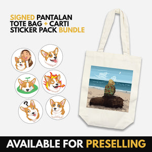 Kiyo Signed Pantalan Tote Bag + Carti Sticker Pack BUNDLE